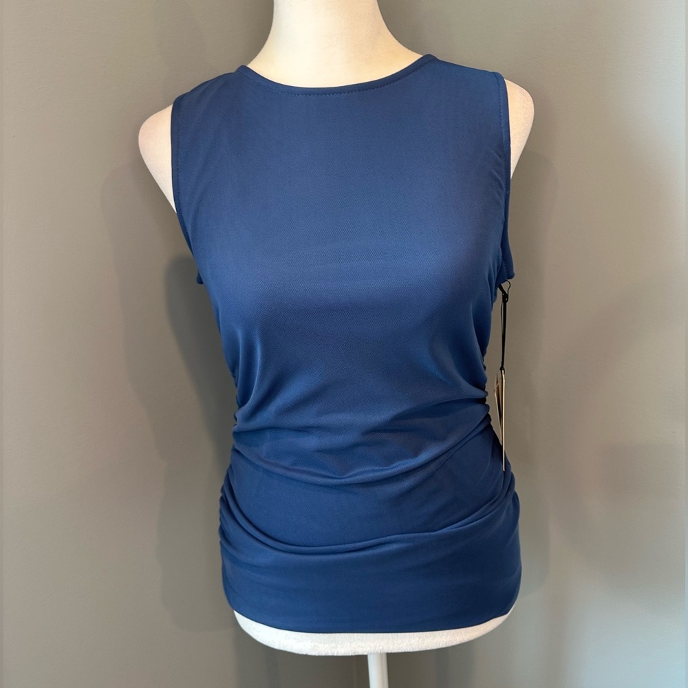 Halogen Blue Sleeveless Top